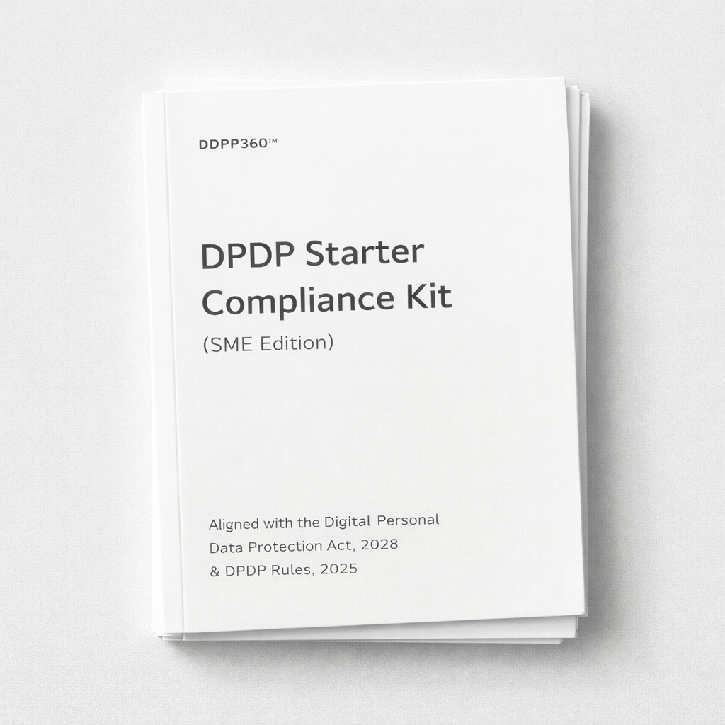 DPDP Starter Compliance Kit (SME Edition)